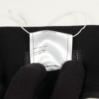 Chanel Pants Layered Wide Black Wool — view 4