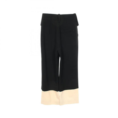 Chanel Pants Layered Wide Black Wool — view 2
