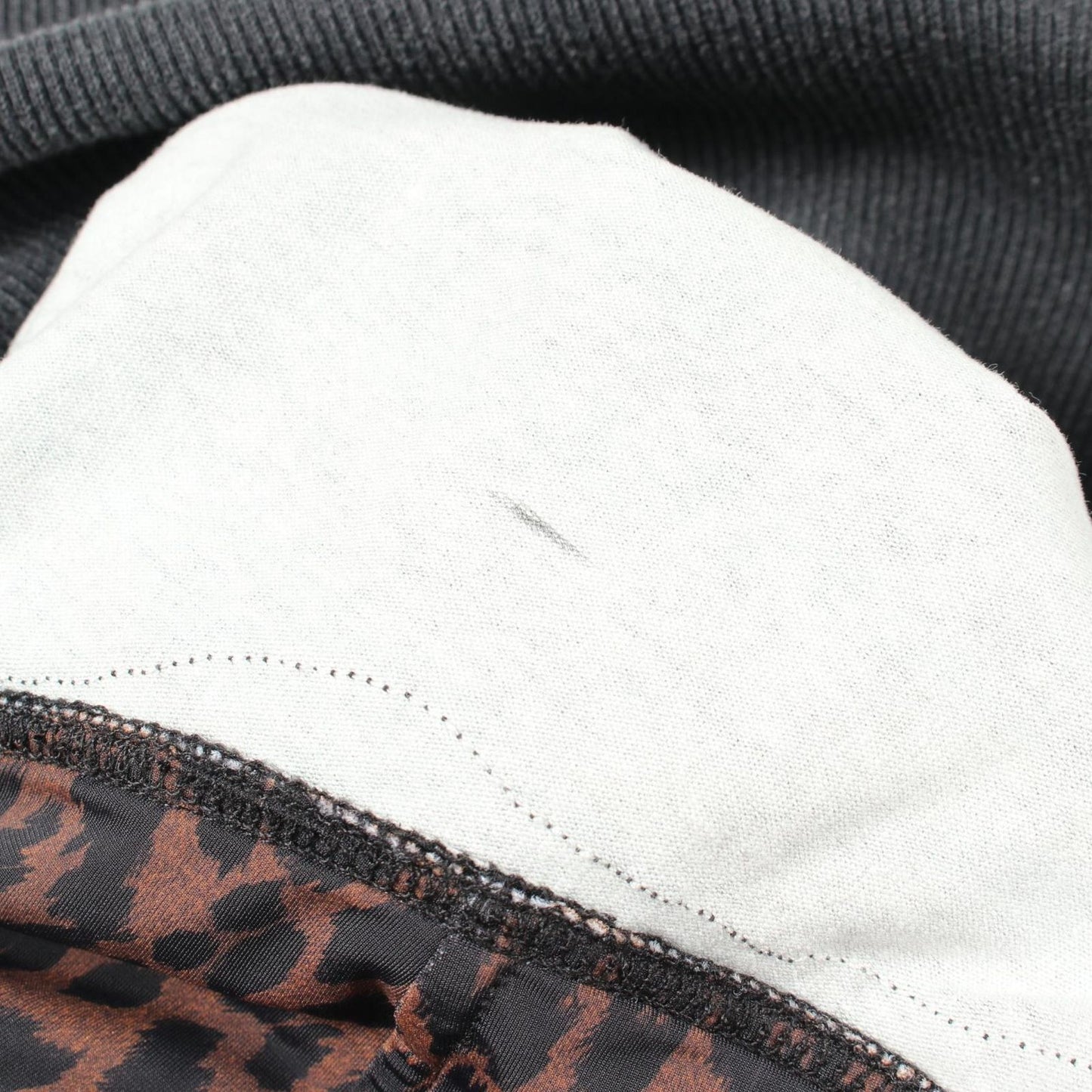 Balenciaga Top Camouflage Leopard Docking Long Sleeve Cotton — view 8
