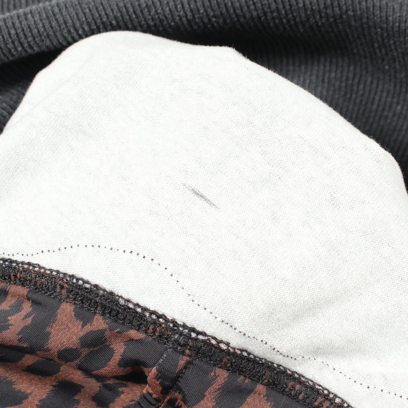 Balenciaga Top Camouflage Leopard Docking Long Sleeve Cotton — view 8