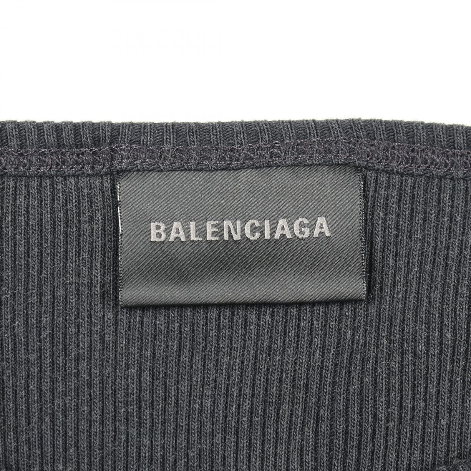 Balenciaga Top Camouflage Leopard Docking Long Sleeve Cotton — view 3