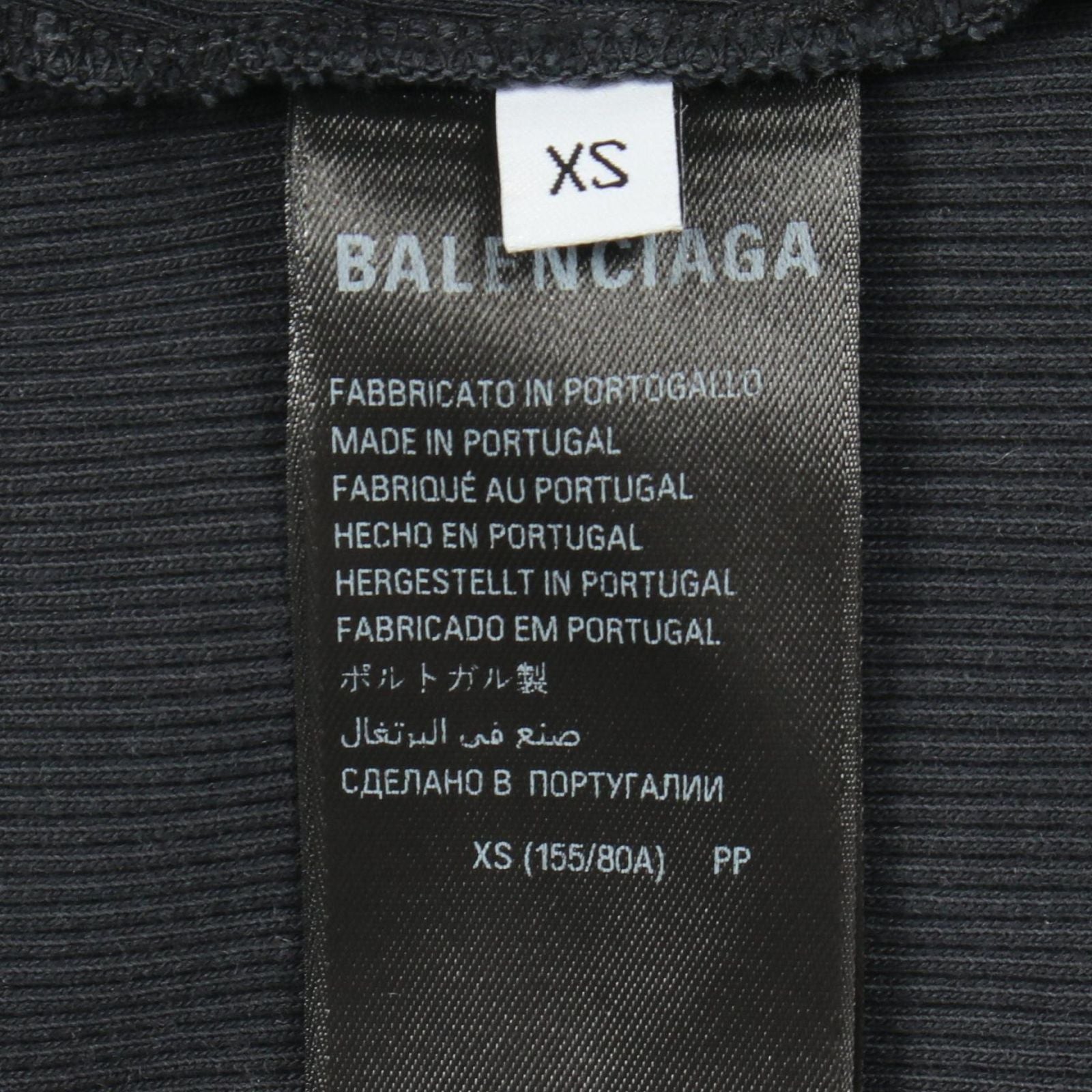 Balenciaga Top Camouflage Leopard Docking Long Sleeve Cotton — view 5