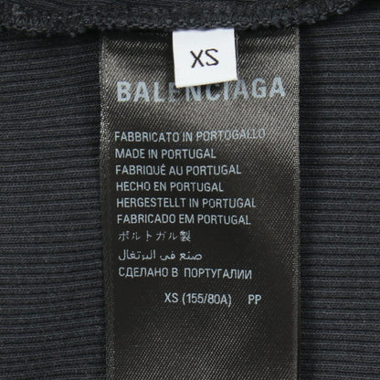 Balenciaga Top Camouflage Leopard Docking Long Sleeve Cotton — view 5