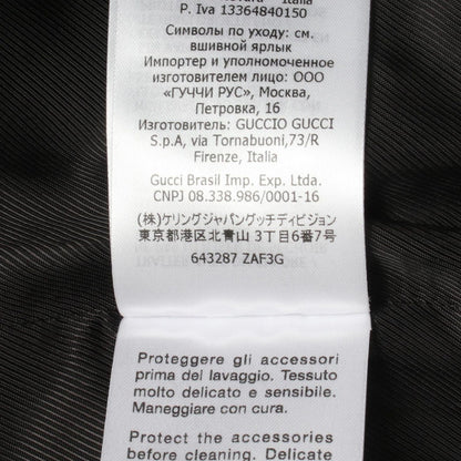 Gucci Double Breasted Tweed Black Jacket — view 4