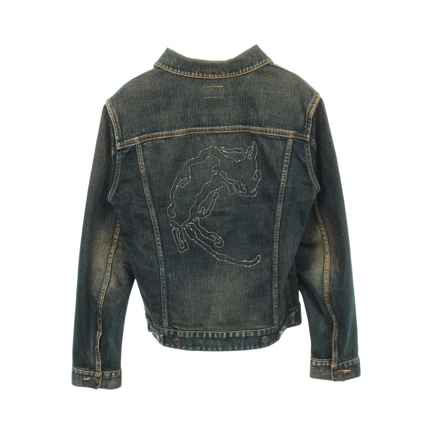 Saint Laurent Paris Denim Jacket Dead — view 2