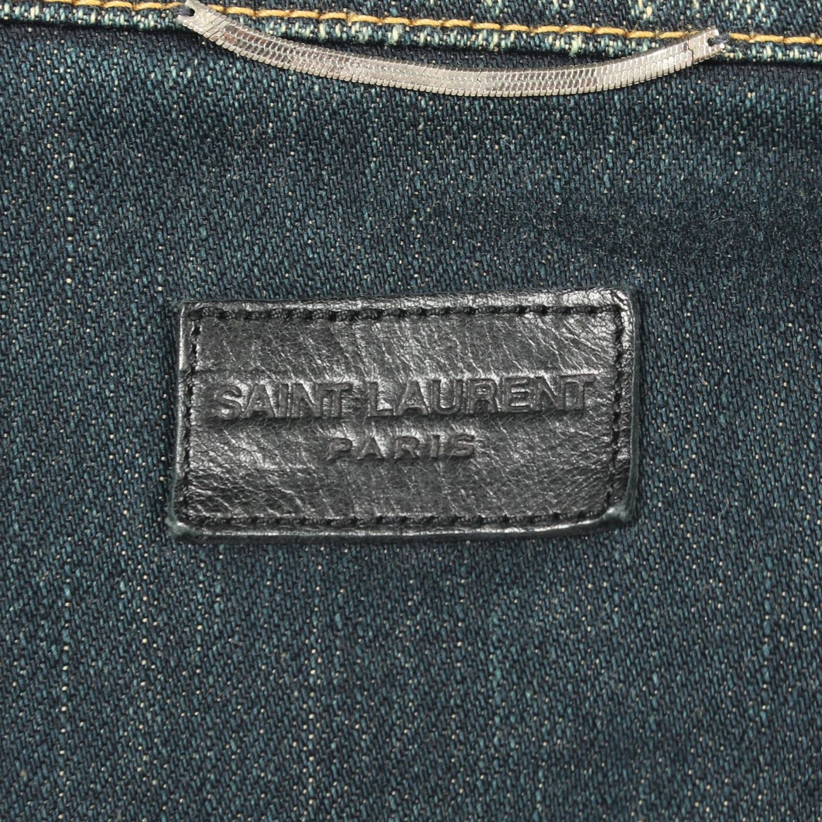 Saint Laurent Paris Denim Jacket Dead — view 3