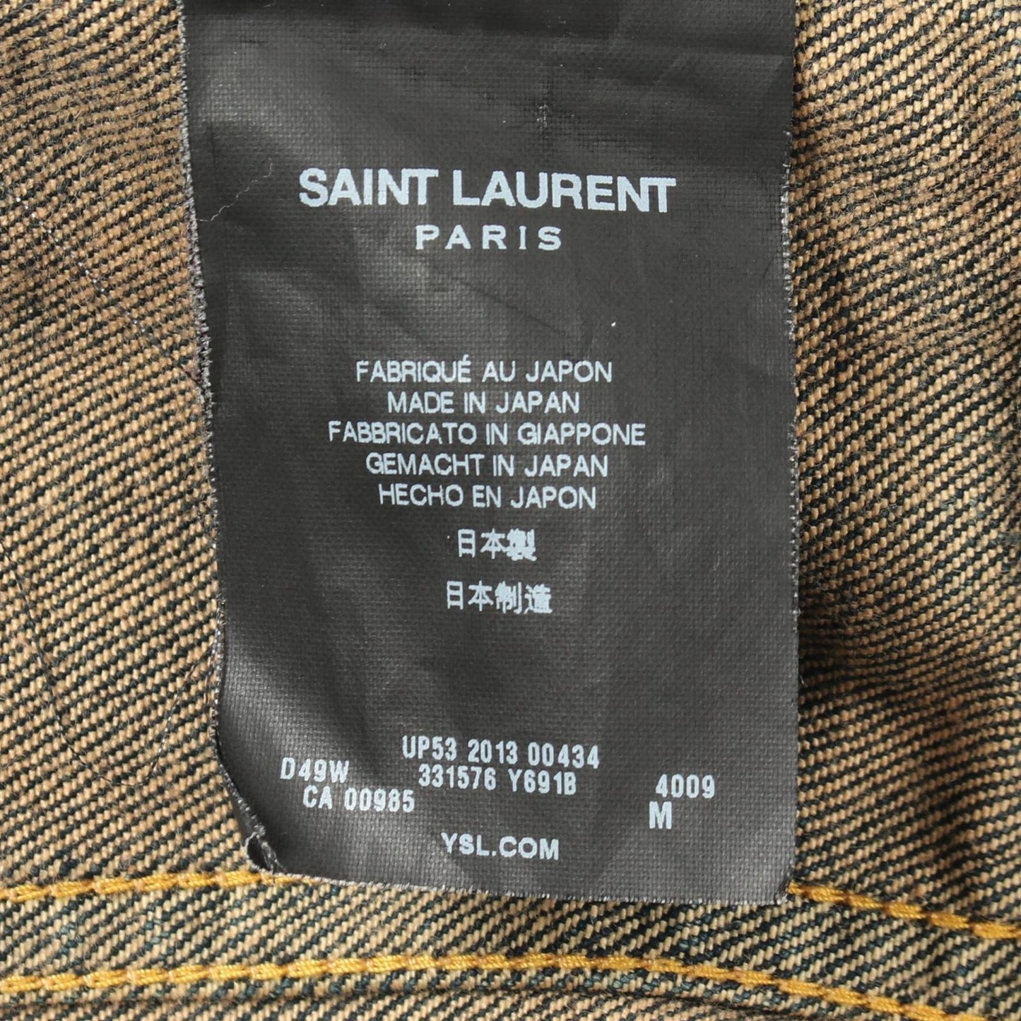 Saint Laurent Paris Denim Jacket Dead — view 5