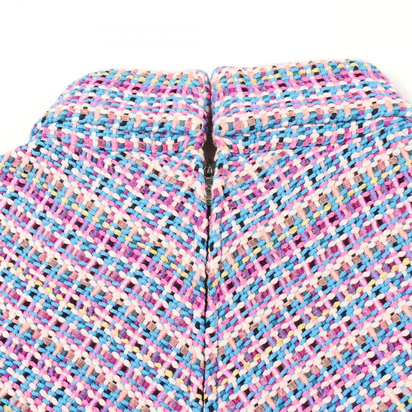 Chanel CC Logo Tweed Pink Cotton — view 5