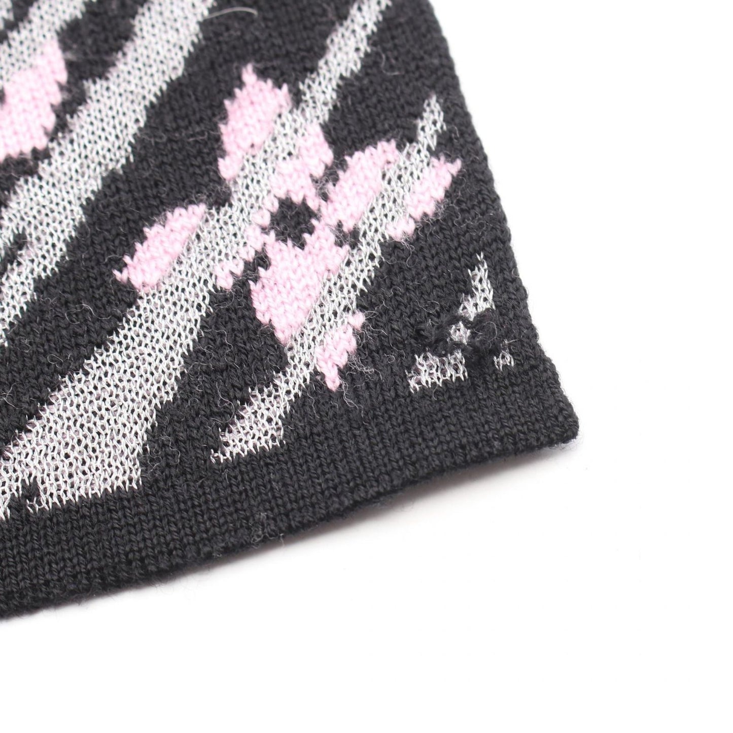 Louis Vuitton Scarf Echarpe Epi Storm Monogram Light Purple Wool Epi — view 6