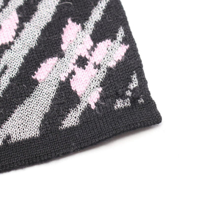 Louis Vuitton Scarf Echarpe Epi Storm Monogram Light Purple Wool Epi — view 6