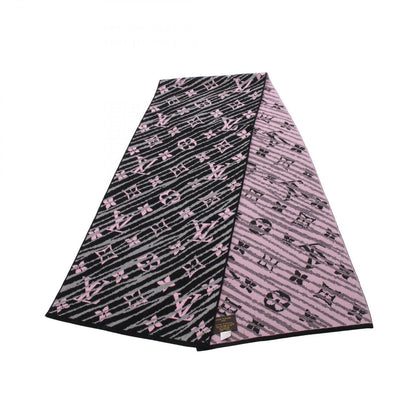 Louis Vuitton Scarf Echarpe Epi Storm Monogram Light Purple Wool Epi
