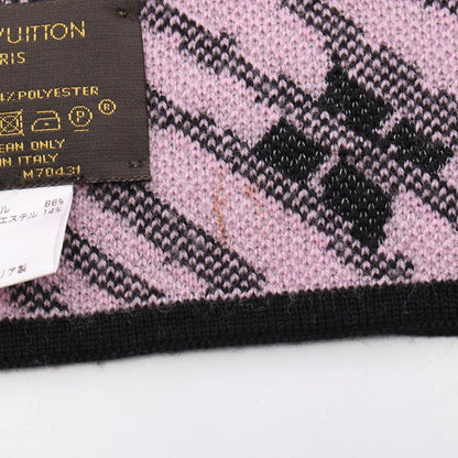 Louis Vuitton Scarf Echarpe Epi Storm Monogram Light Purple Wool Epi — view 3