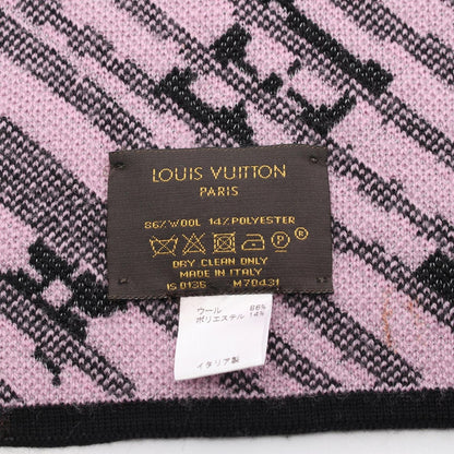 Louis Vuitton Scarf Echarpe Epi Storm Monogram Light Purple Wool Epi — view 2