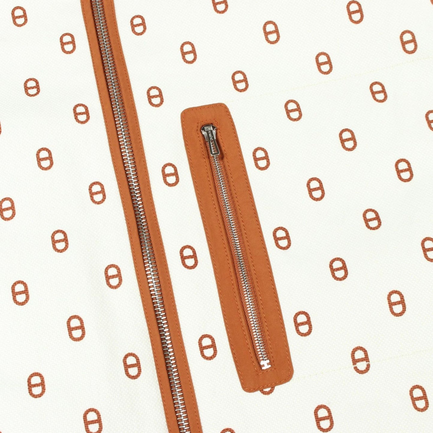 Hermes Chaine D'ancre Reversible Beige Coat — view 7
