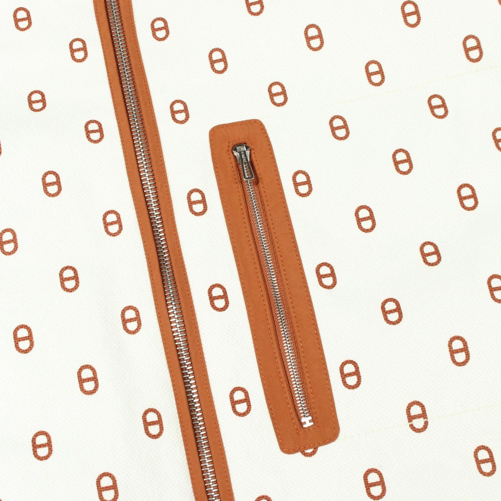 Hermes Chaine D'ancre Reversible Beige Coat — view 7