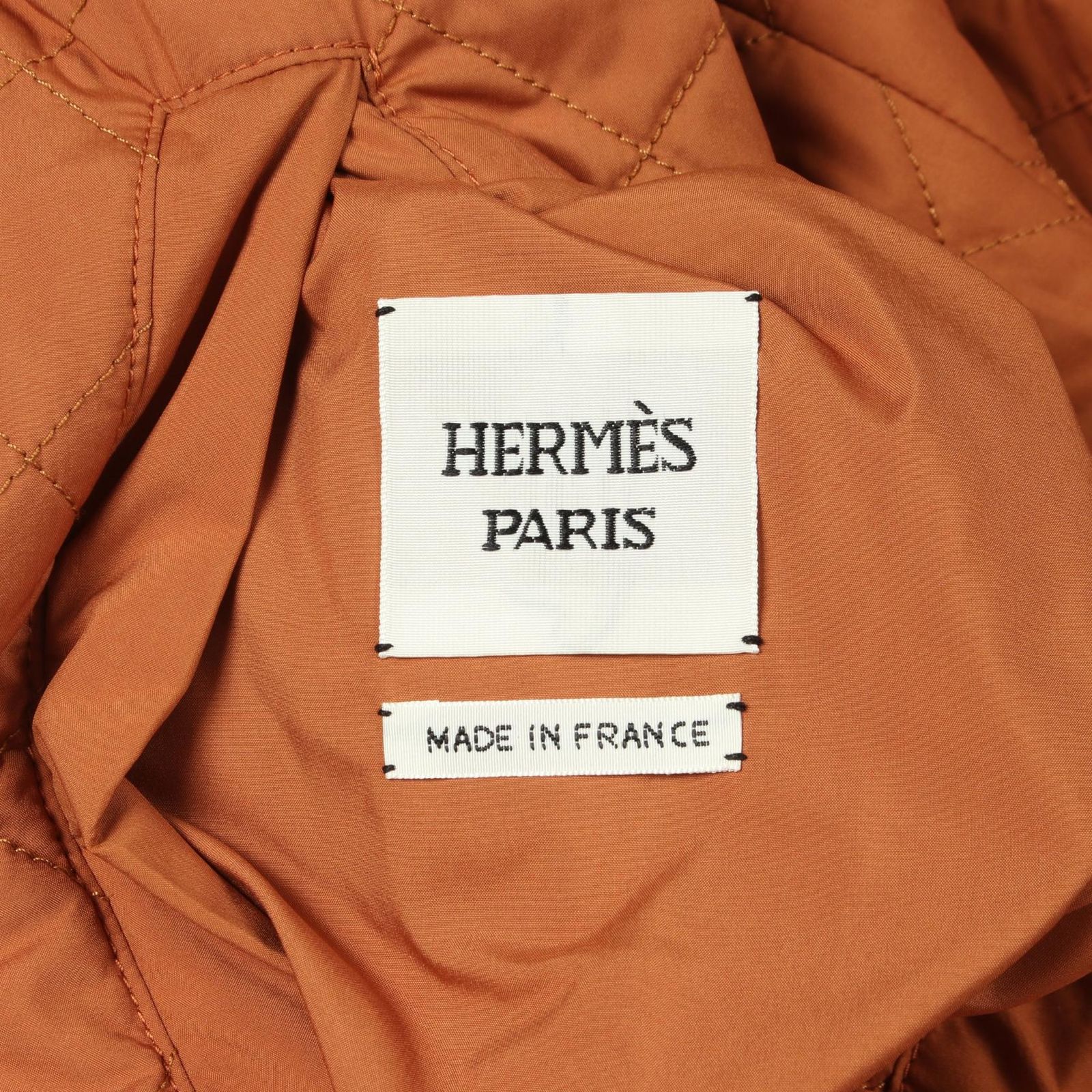 Hermes Chaine D'ancre Reversible Beige Coat — view 4