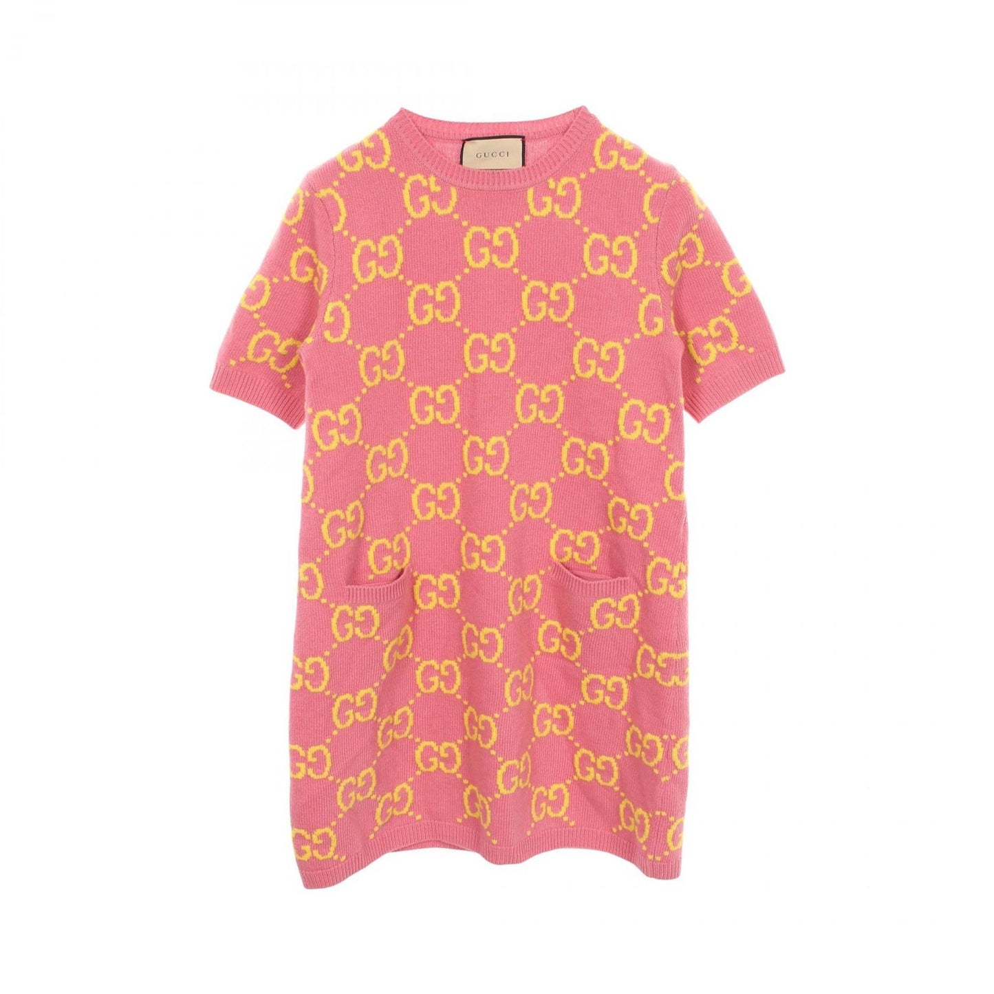 Gucci Dress GG Jacquard Wool Knit