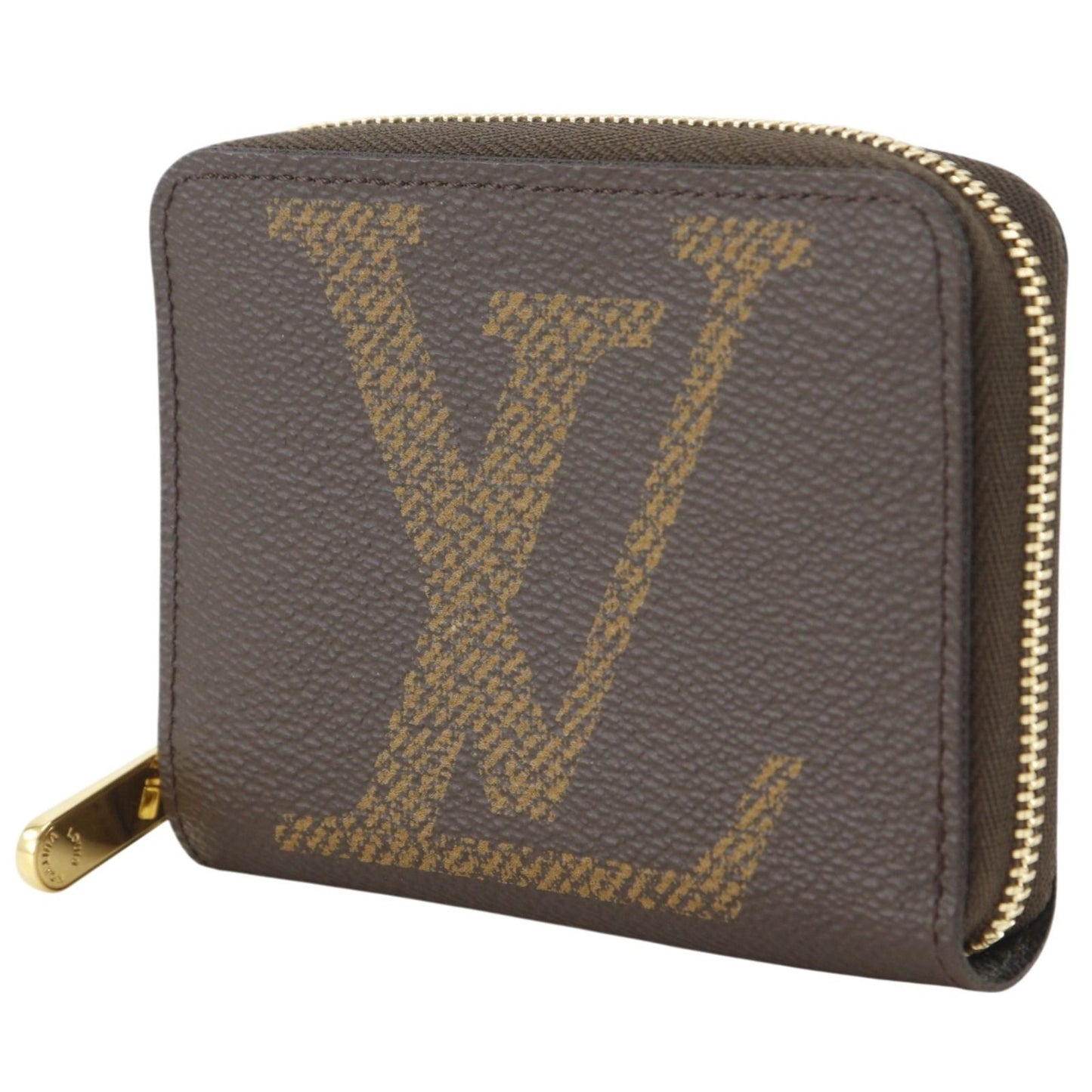 Louis Vuitton Zippy Coin Purse Monogram Giant Brown Case — view 2