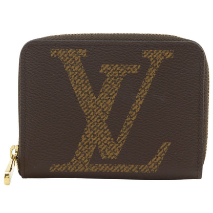 Louis Vuitton Zippy Coin Purse Monogram Giant Brown Case