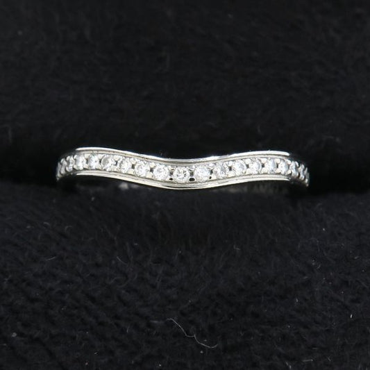 Cartier Ballerina Wedding Ring Pave Diamond