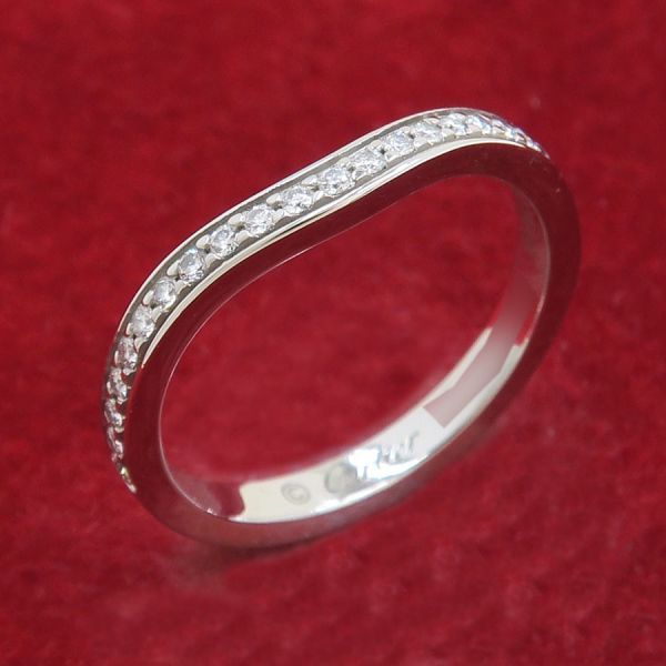 Cartier Ballerina Wedding Ring Pave Diamond — view 5