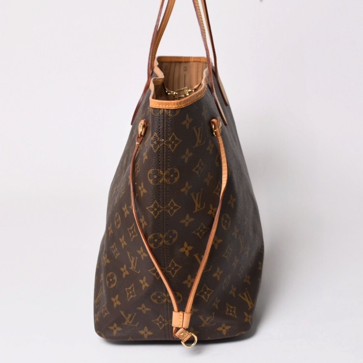 Louis Vuitton Neverfull GM Tote Bag Monogram Canvas Brown — view 4