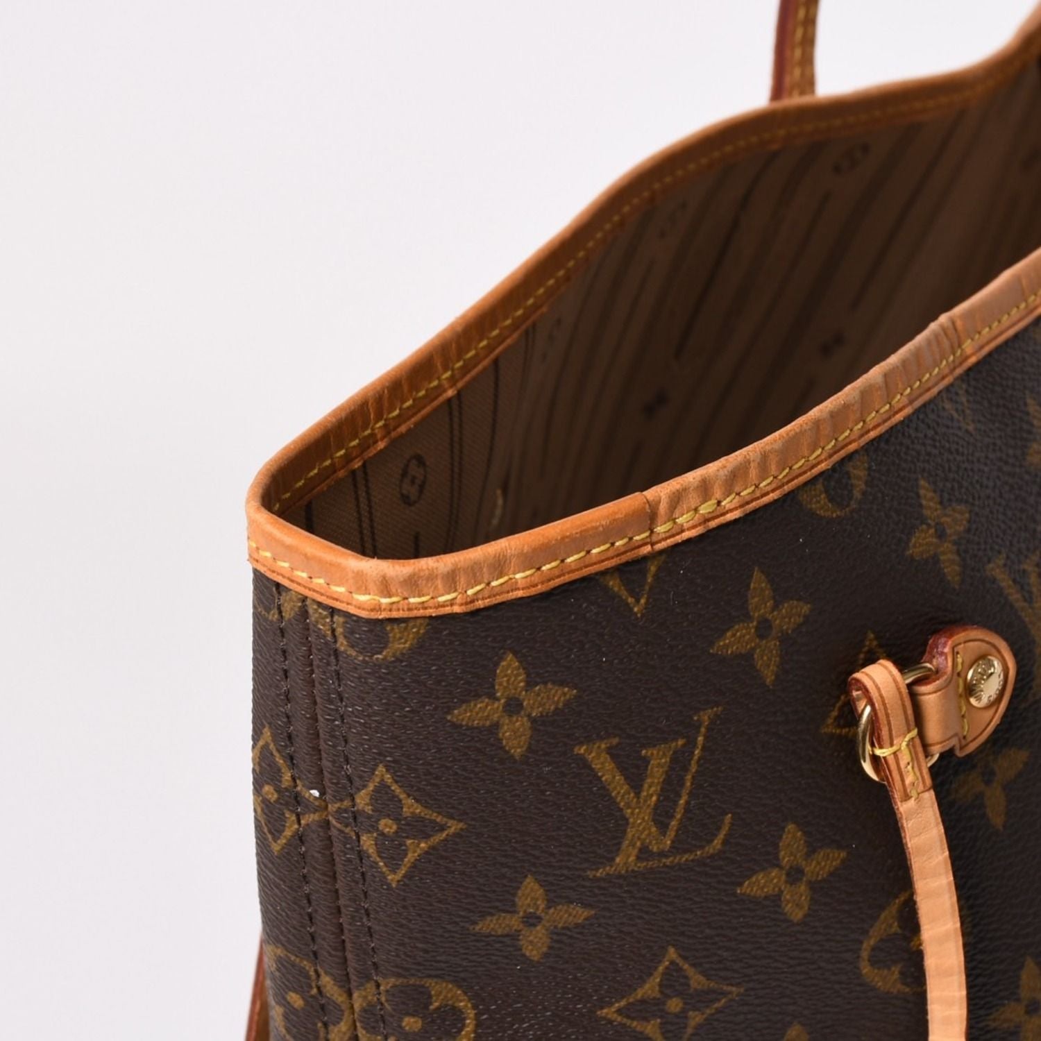 Louis Vuitton Neverfull GM Tote Bag Monogram Canvas Brown — view 5
