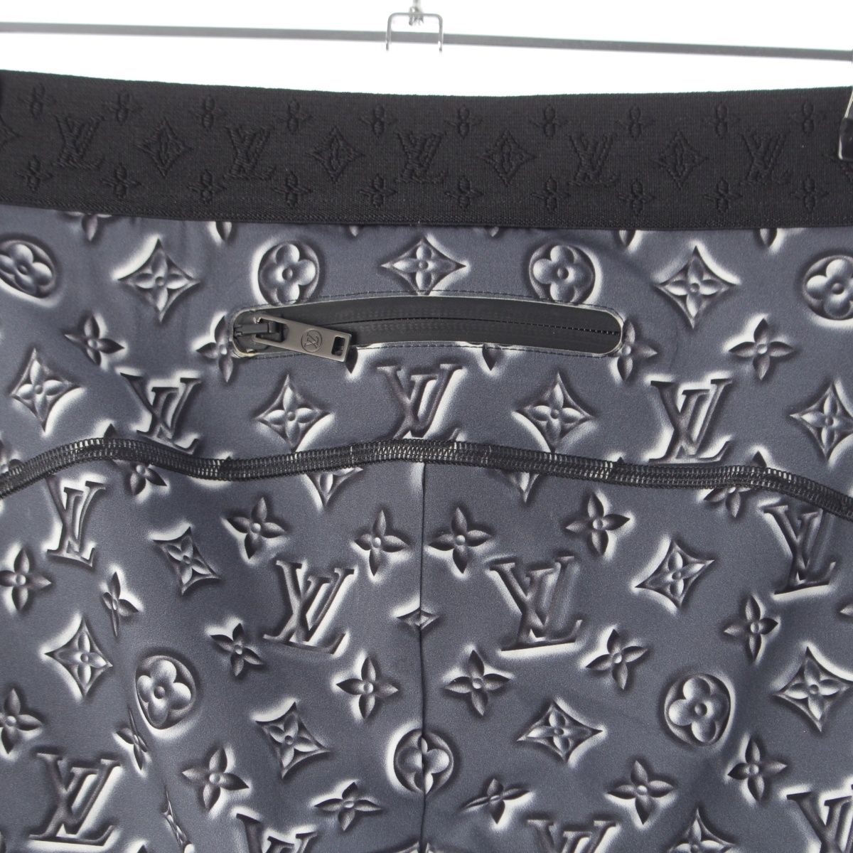 Louis Vuitton Nylon Monogram Pants Gray 34 — view 5