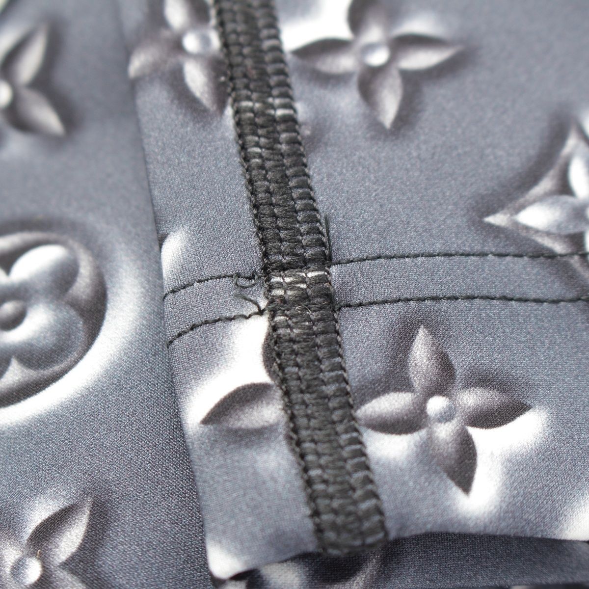 Louis Vuitton Nylon Monogram Pants Gray 34 — view 6