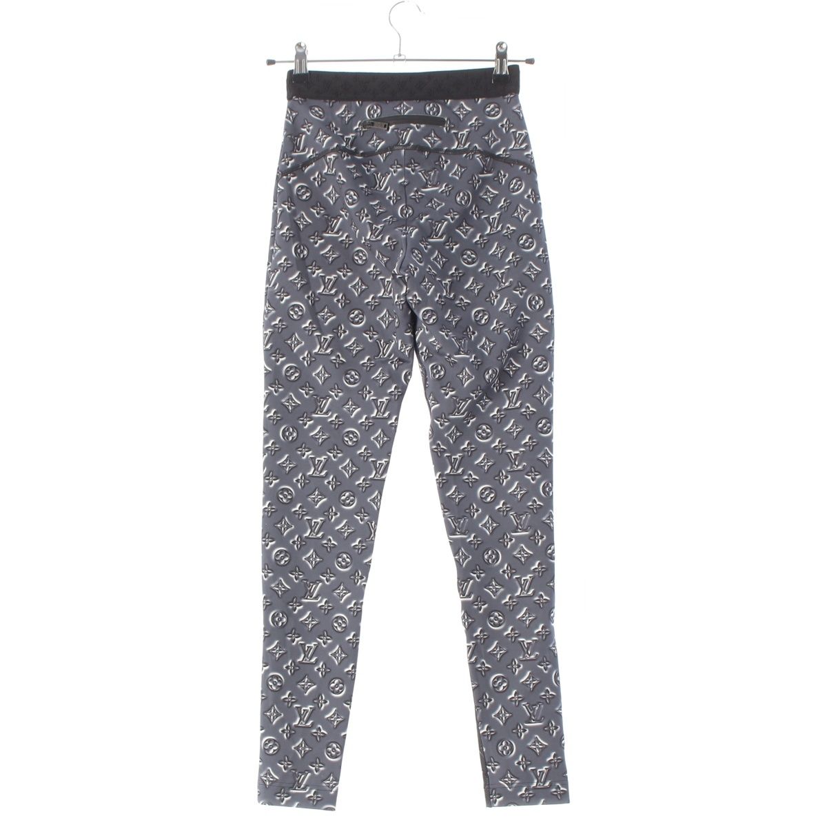 Louis Vuitton Nylon Monogram Pants Gray 34 — view 2