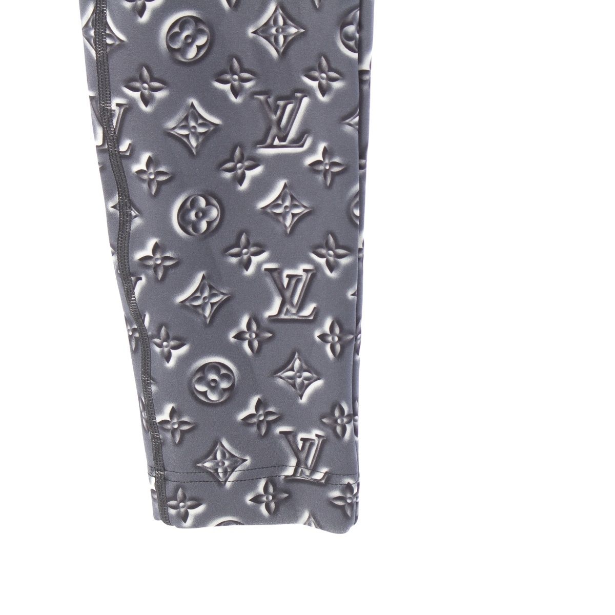 Louis Vuitton Nylon Monogram Pants Gray 34 — view 4