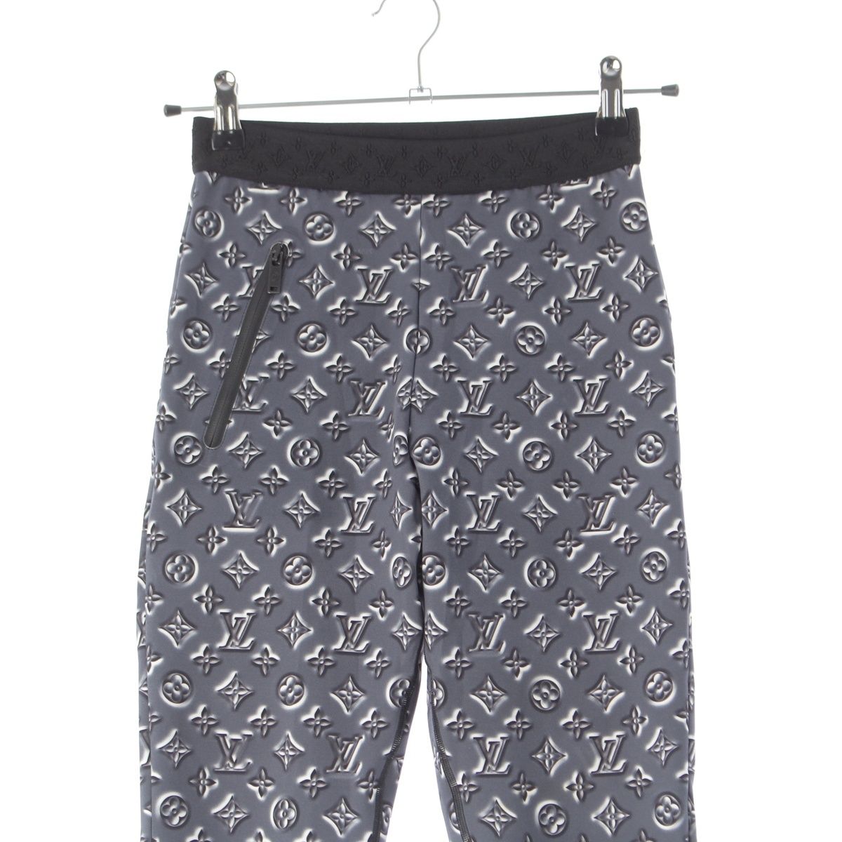 Louis Vuitton Nylon Monogram Pants Gray 34 — view 3