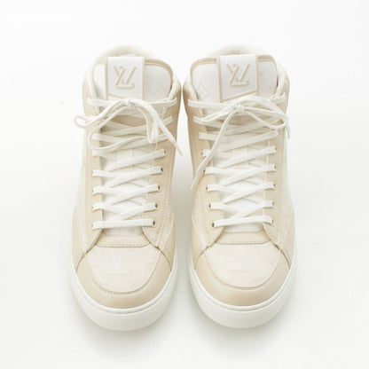 Louis Vuitton Monogram Charlie Line High Cut Sneakers Beige — view 2