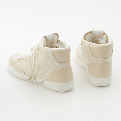 Louis Vuitton Monogram Charlie Line High Cut Sneakers Beige — view 4