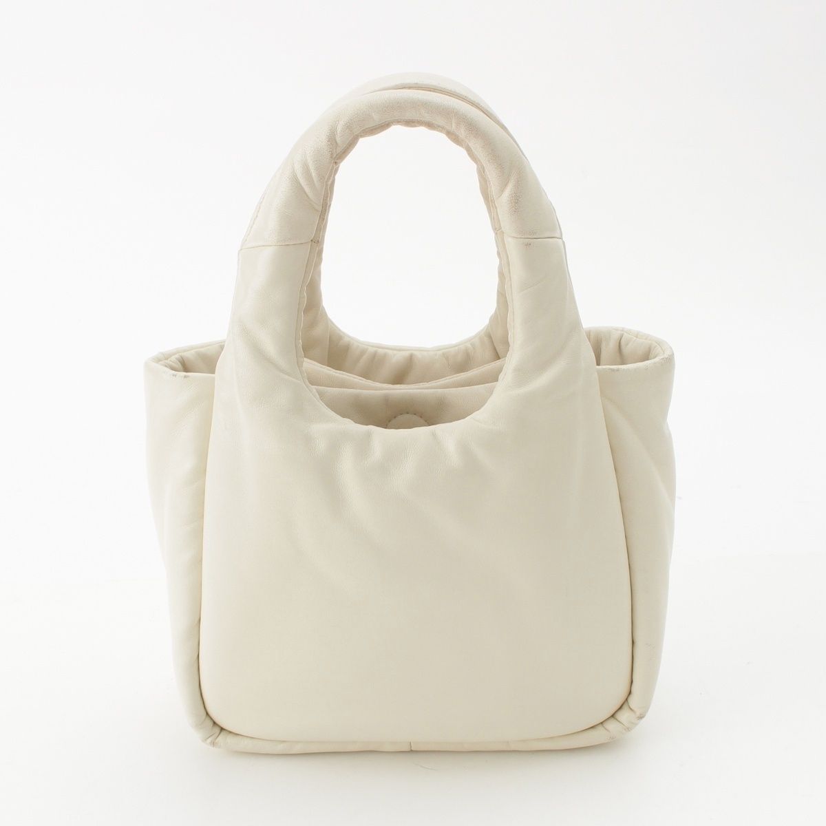 Prada Nappa Leather 2-Way Handbag White — view 4