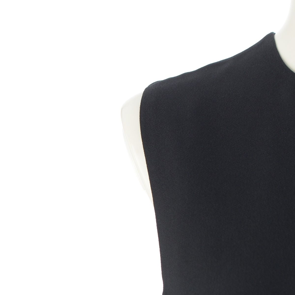 Versace Barocco Sleeveless Mini Dress Black Yellow 36 — view 6
