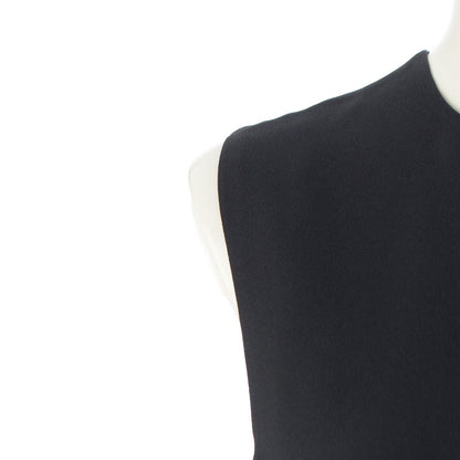 Versace Barocco Sleeveless Mini Dress Black Yellow 36 — view 6