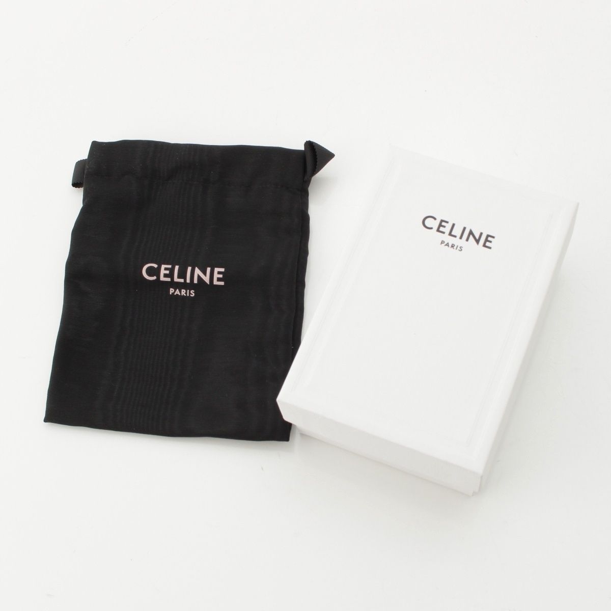 Celine Canvas Leather Line Shoulder Strap Beige Brown — view 7