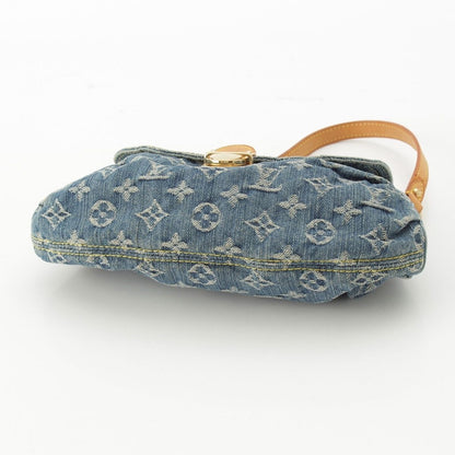 Louis Vuitton Monogram Denim Mini Pleaty Shoulder Bag Indigo Blue — view 6