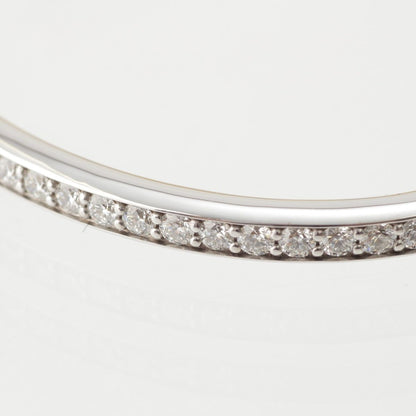 Tiffany & Co Lock Half Pave Diamond Bangle Wg Yg Bracelet — view 6
