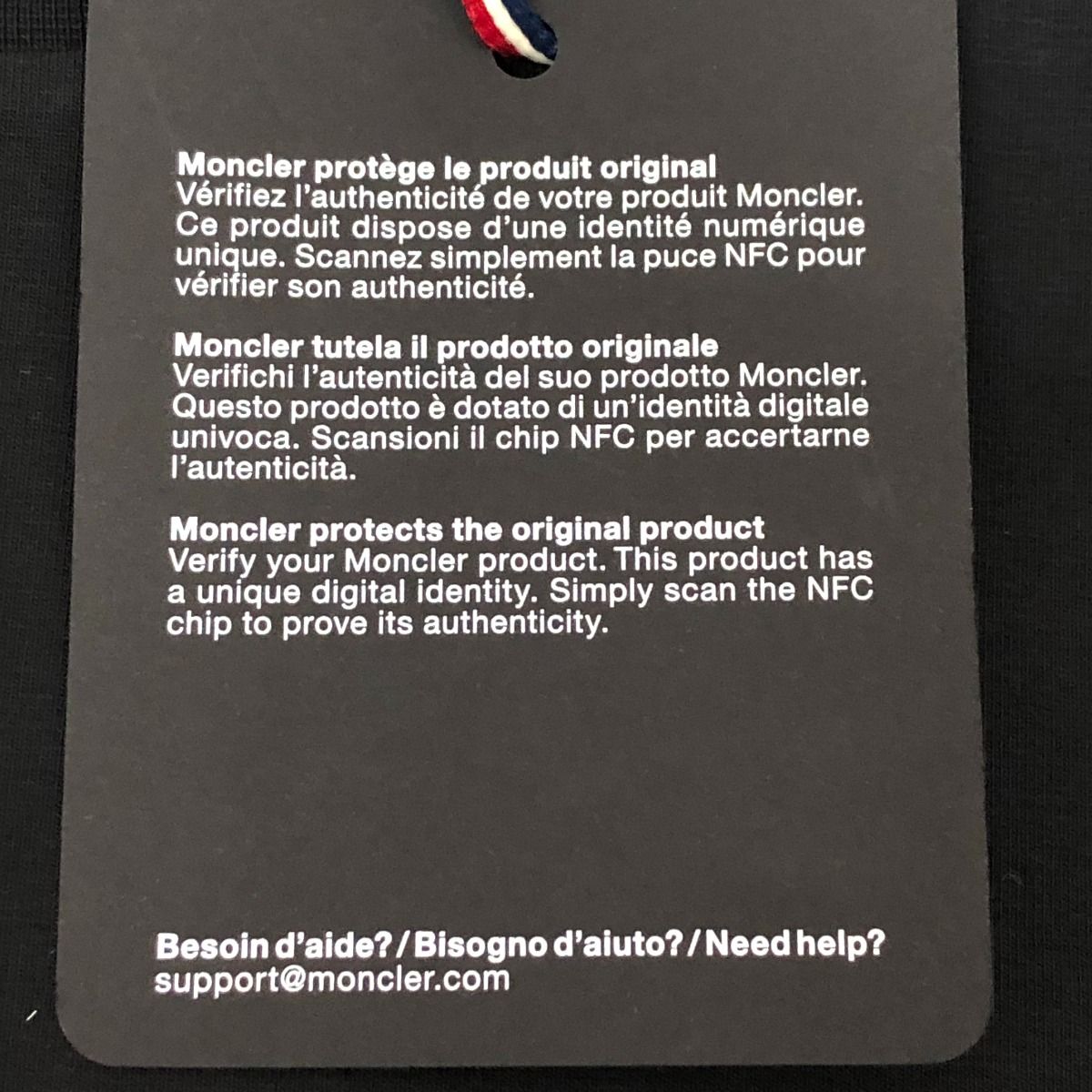 Moncler T-Shirt Short Sleeve XL Black — view 6