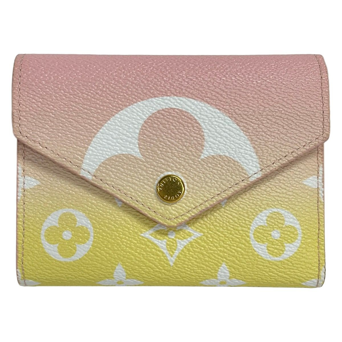 Louis Vuitton Trifold Wallet by the Pool Portefeuille Victorine Rose Cles