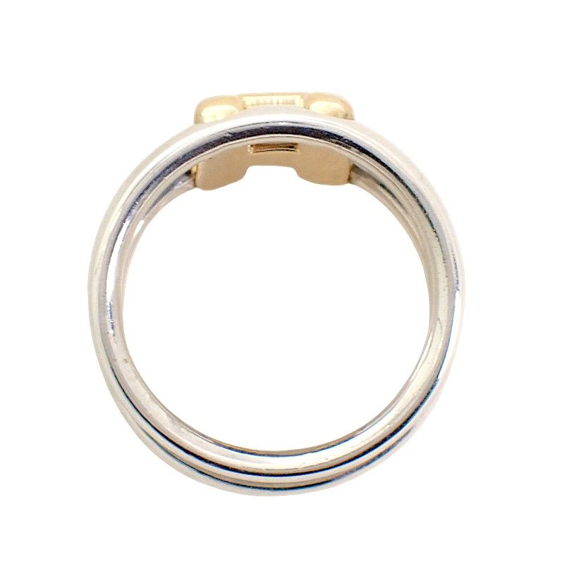 Hermes Olympe Actual 52 Ring 18k Gold 925 Sterling Silver — view 6