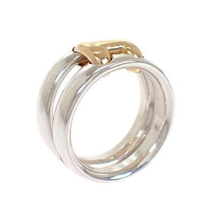Hermes Olympe Actual 52 Ring 18k Gold 925 Sterling Silver — view 2