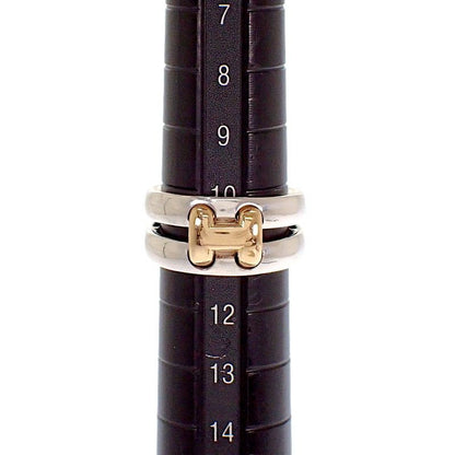 Hermes Olympe Actual 52 Ring 18k Gold 925 Sterling Silver
