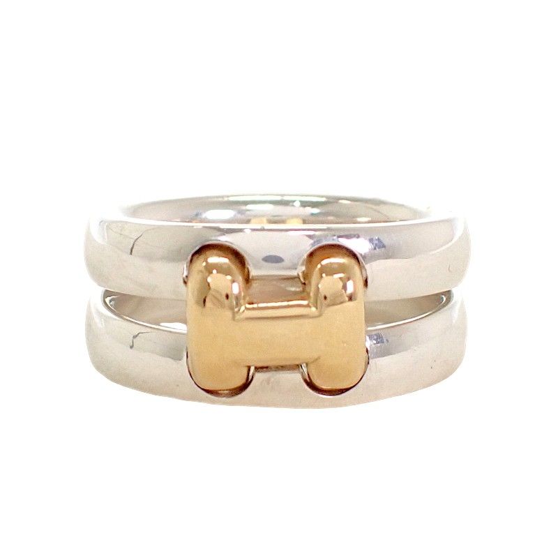 Hermes Olympe Actual 52 Ring 18k Gold 925 Sterling Silver — view 3