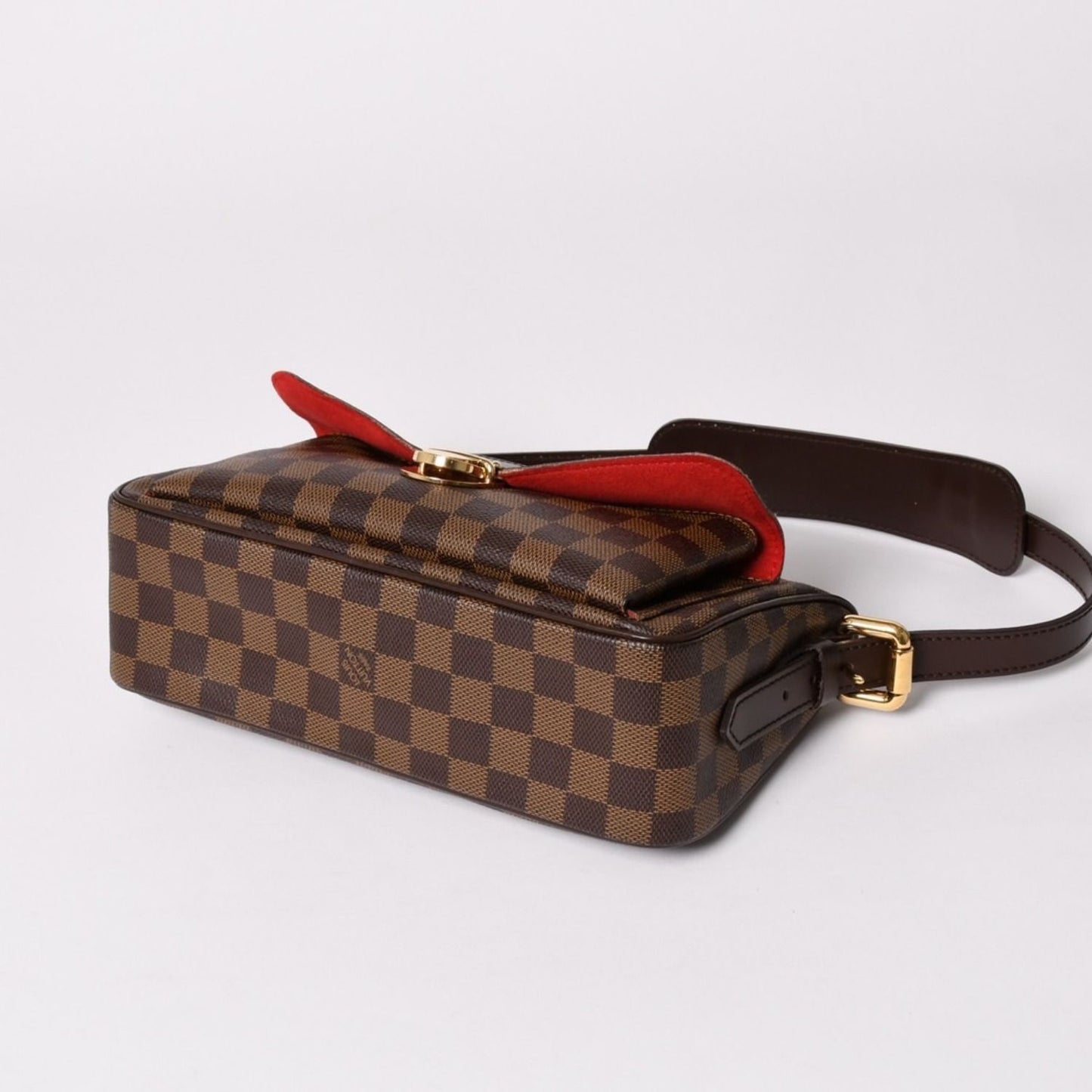 Louis Vuitton Shoulder Bag Ravello GM Damier Brown Gold — view 7