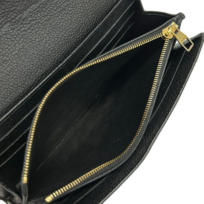 Louis Vuitton Wallet Monogram Empreinte Portefeuille Sarah Noir Leather — view 5