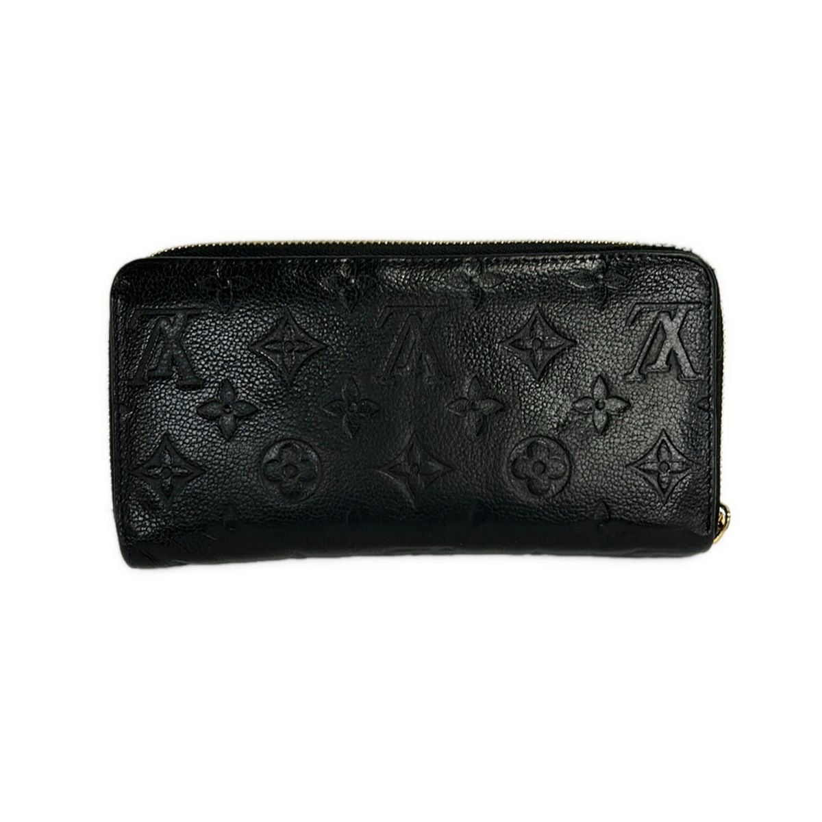 Louis Vuitton Wallet Monogram Empreinte Zippy Noir Leather — view 2