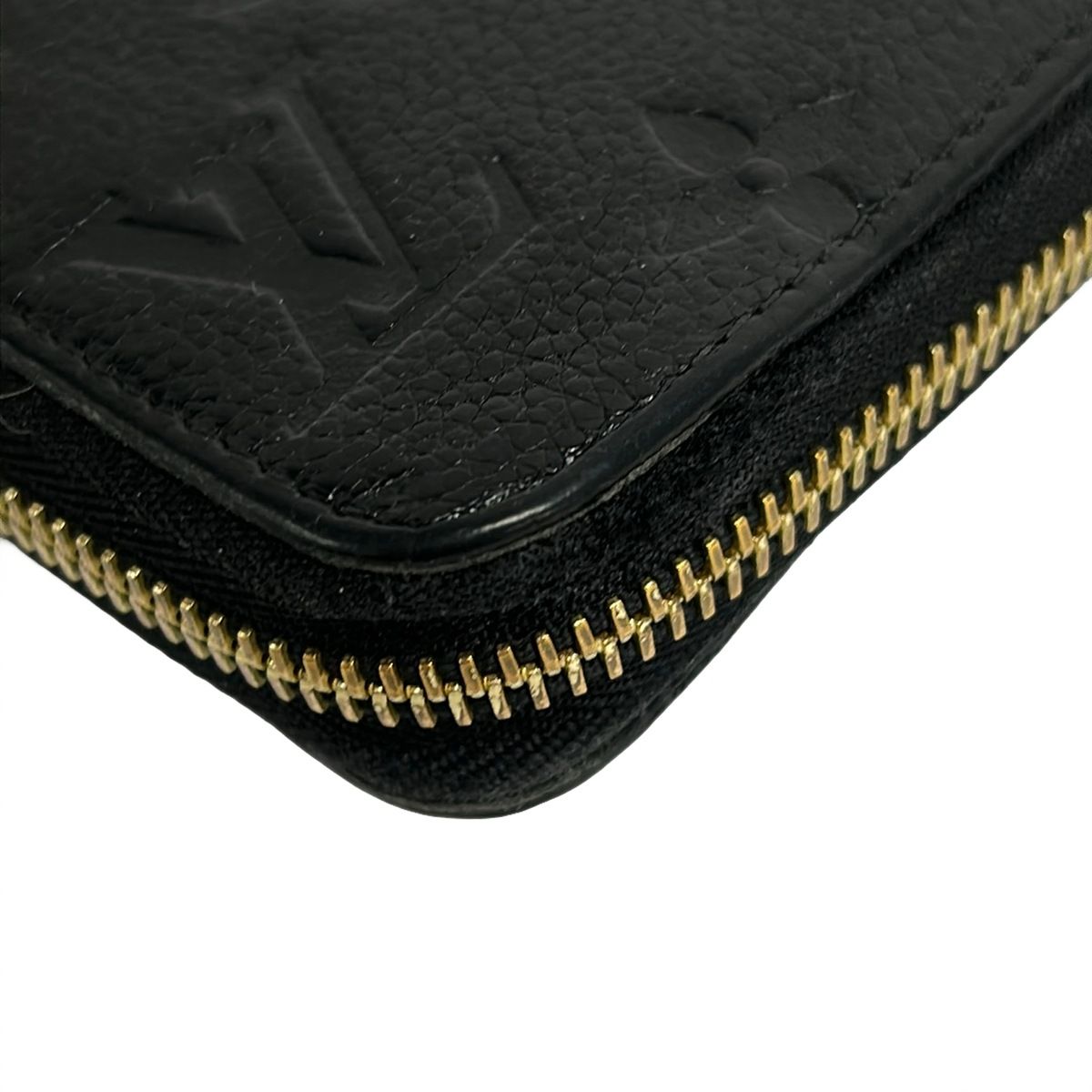 Louis Vuitton Wallet Monogram Empreinte Zippy Noir Leather — view 6